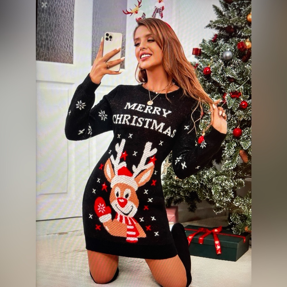 Christmas Ugly sweater dress